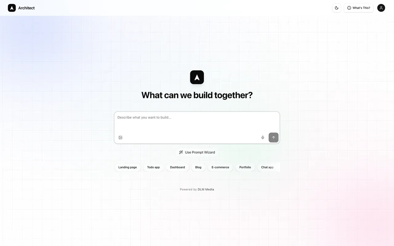 Nebula X Web application screen