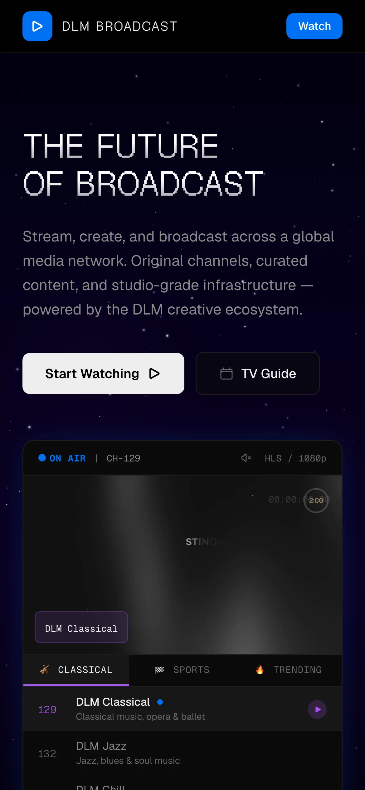 DLM Broadcast on a phone